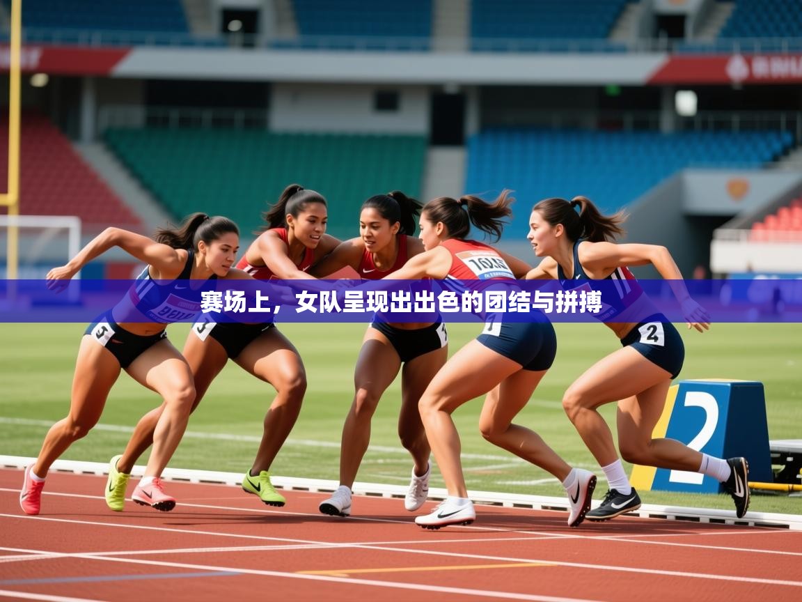 赛场上，女队呈现出出色的团结与拼搏