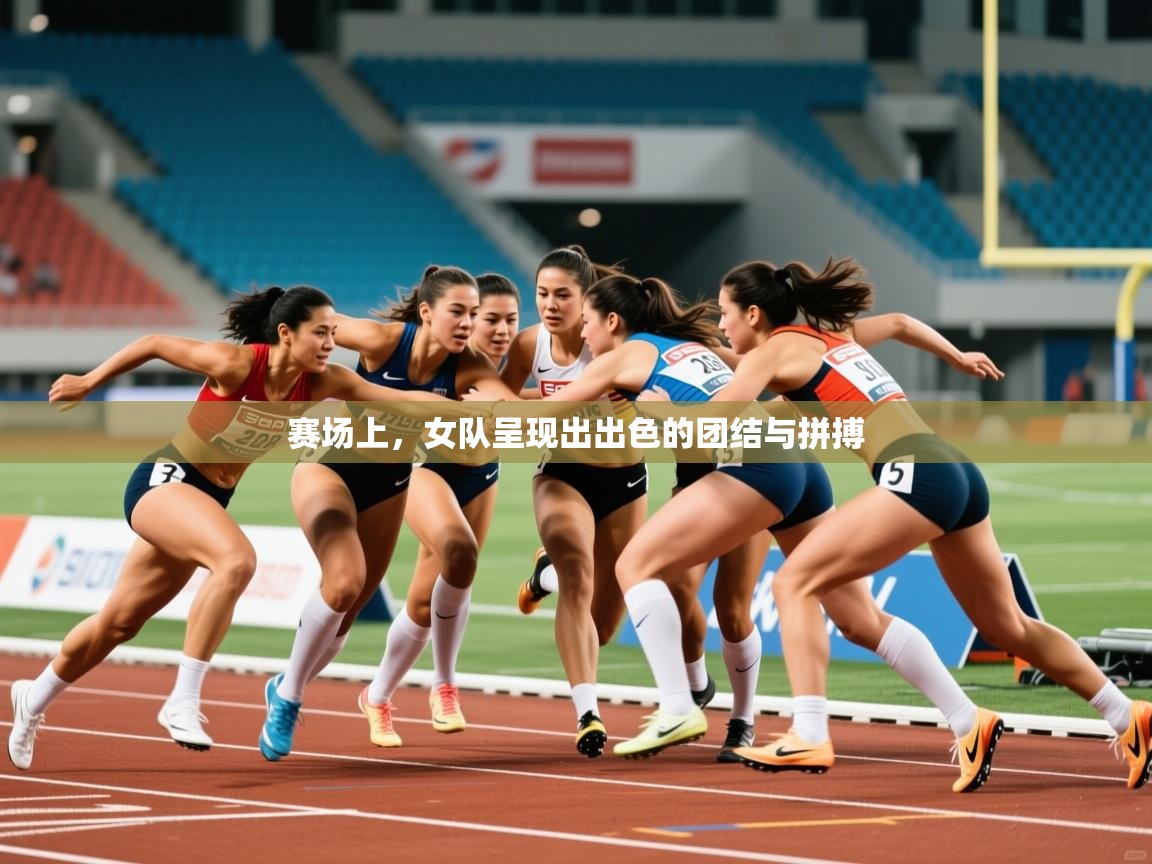 赛场上，女队呈现出出色的团结与拼搏