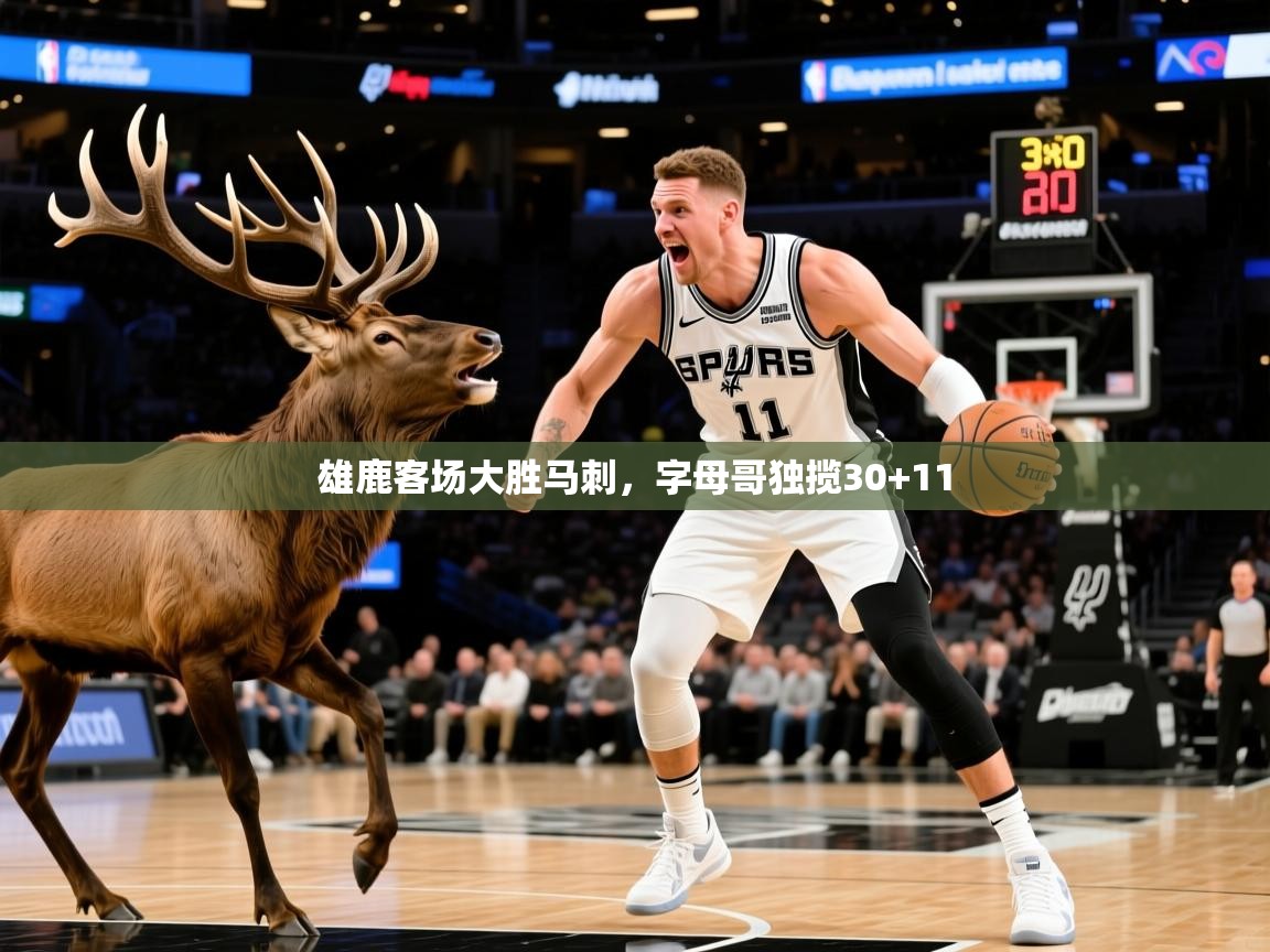 雄鹿客场大胜马刺，字母哥独揽30+11