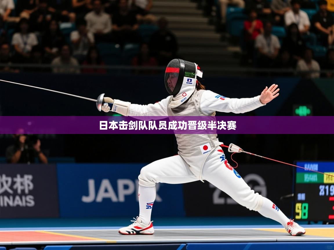 日本击剑队队员成功晋级半决赛