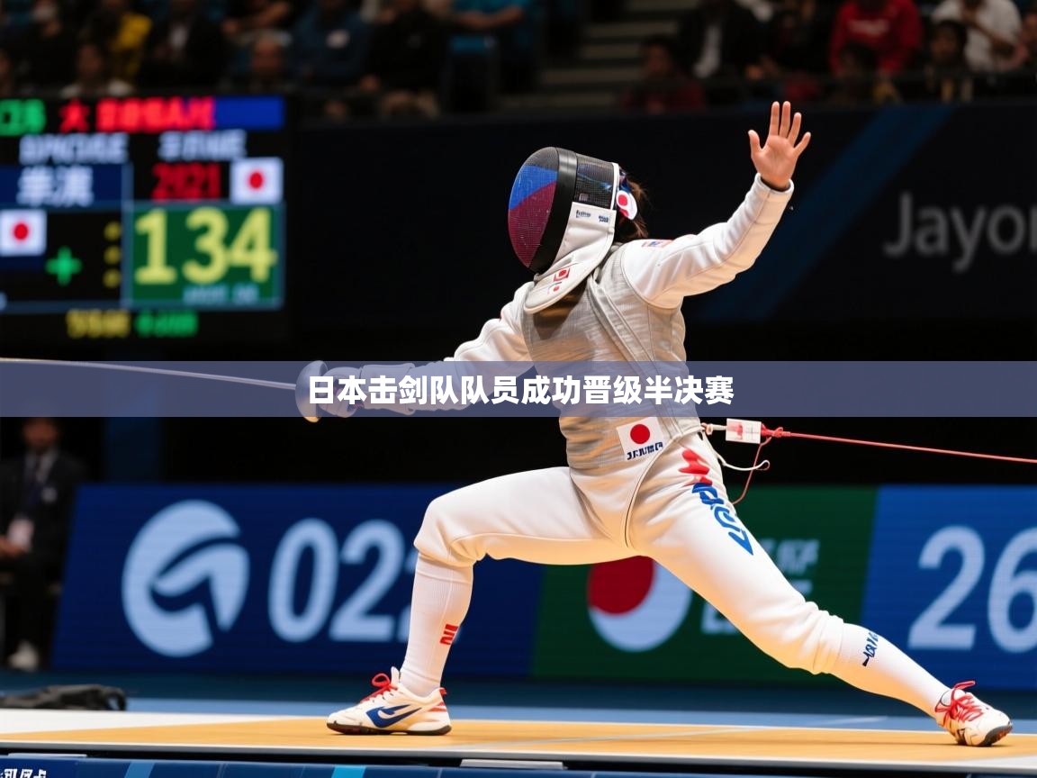 日本击剑队队员成功晋级半决赛