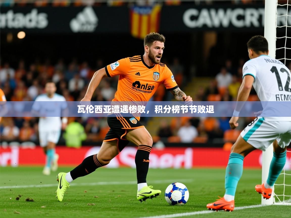 瓦伦西亚遭遇惨败，积分榜节节败退